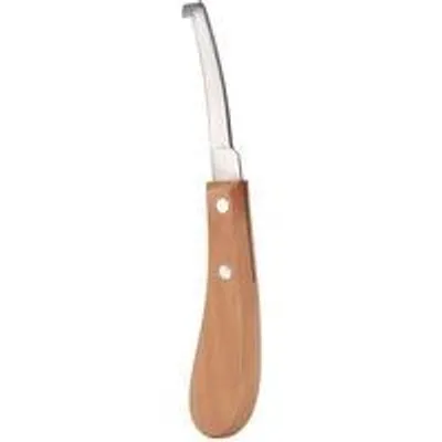 Produktbild von Scherper Hufmesser – Für Linke oder Rechte – Trimmwerkzeug aus Kohlenstoffstahl – 21,5 cm – Langlebiges Hufmesser – Ideal für Pferde – Vielseitig einsetzbar