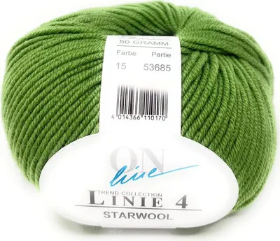 Produktbild von ONline Starwool,hochwertige Wolle,50g,100% Wolle Fb. 15