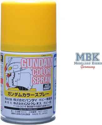 Produktbild von Mr Hobby - Gunze SG-03 - Gundam Color Spray (10ml) MS Yellow - Neu