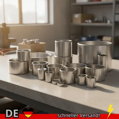 Produktbild von Lagerstahlbuchse Verschleißfest Ohne Gewinde Hohlwellenhülse Abstandshalter