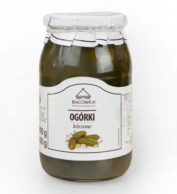 Zdjęcie produktu dla Ogórki kiszone BACÓWKA 840g