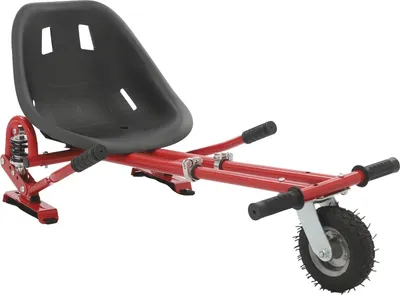 Produktbild von Hoverboard Sitzaufsatz - Hoverkart Umbausatz - Verstellbar - Für 16,5/20,3/25,4 cm Hoverboards - Rot