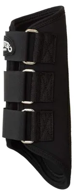 Neopren-Schienenschoner, Large, Schwarz, Paar