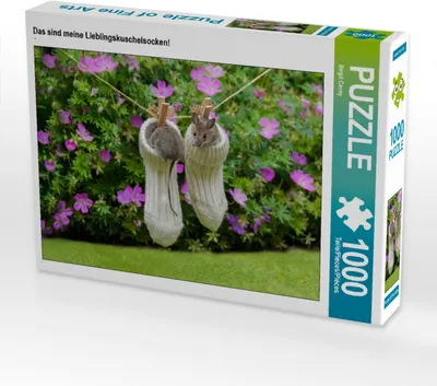 Produktbild von CALVENDO Puzzle Das sind meine Lieblingskuschelsocken! | 1000 Teile Lege-Größe 64x48cm Foto-Puzzle für glückliche Stunden