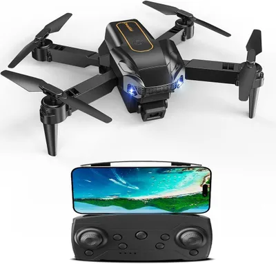 Zdjęcie produktu dla Dron SY16 z Kamerą 4K WiFi FPV Składany RC 2 Baterie Torba Sterowanie