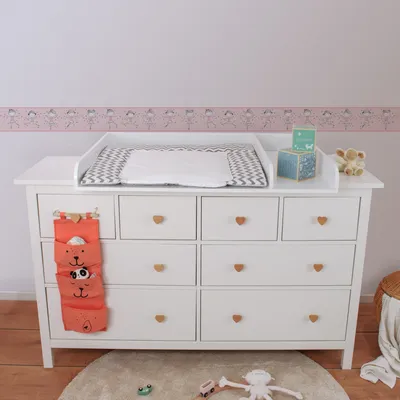 Produktbild von Lovely Kids selbstklebende Kinderzimmer Bordüre Dancing Ballerina rosa 5,00 m x 0,155 m