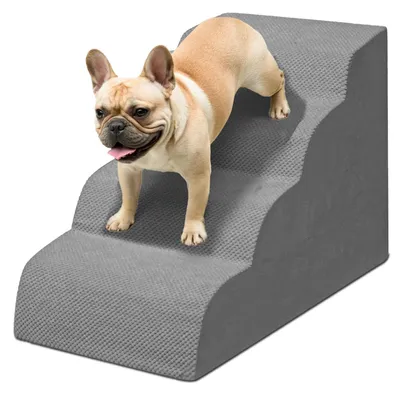 Immagine prodotto di Solidchoice - Scala per cani con 4 gradini, ideale per cani di piccola taglia e gatti