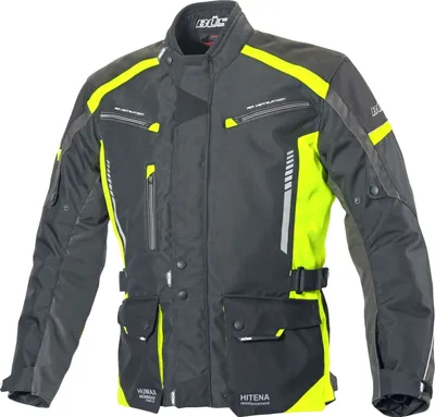 Produktbild von Büse Torino II Motorrad Textiljacke, schwarz/neon-gelb, 8XL