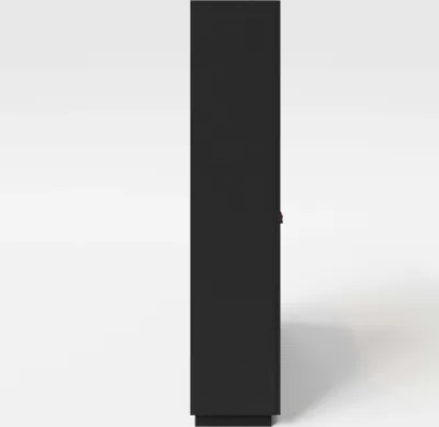 Obrázek produktu pro Šatní skříň - 134 x 200 cm - 3 dveře - 3 zásuvky - zelená - černá