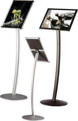 Produktbild von Infoboard Curved, DIN A4 Gehrung schwarz