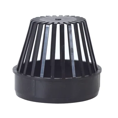 Zdjęcie produktu dla Klöber Flavent osłona skrzydła dachu płaskiego DN 70 z twardego PVC do wpustu dachowego