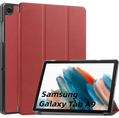 Produktbild von Mobigear Dreifach-Faltetui für Tablet, Hülle für Samsung Galaxy Tab A11, Klapphülle - Rot