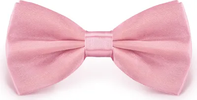 Produktbild von Fliege Rosa Größe verstellbar aus Polyester einfarbig uni schmale 12 cm