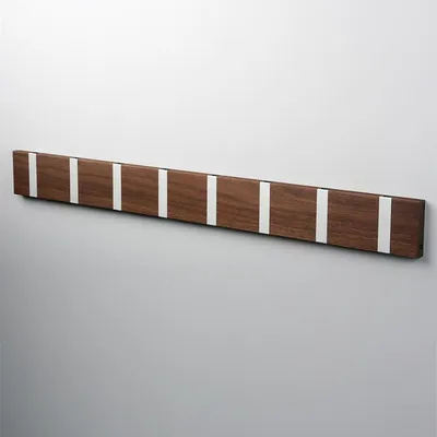 Produktbild von Wandgarderobe KNAX 8er walnuss (108112)