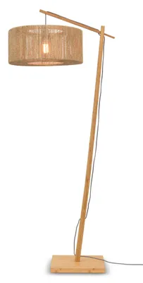 Obrázok produktu pre GOOD&MOJO - Stojacia lampa Iguazu - bambus/juta - 73x50x176cm do obývačky, spálne