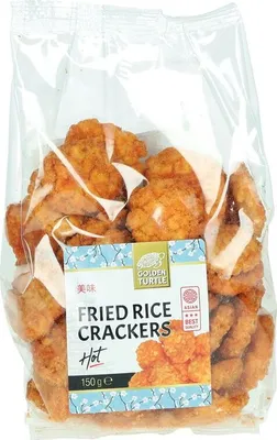 Produktbild von Golden Turtle Brand | Arare Hot Reiscracker - 150g - Frittierte - Scharfe - Japanische - Reis-cracker