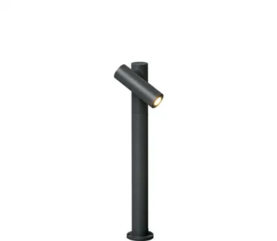 Produktbild von Faro 70783, Außensockel-/Pfostenbeleuchtung, Dunkles Grau, Aluminium, IP65, I, 6 W