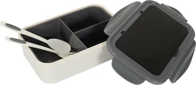 Zdjęcie produktu dla Lunch box Single ze sztućcami i przegródkami 2,5 l