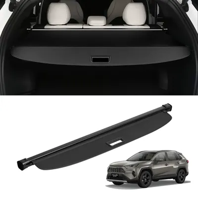 Obrázok produktu pre VEVOR Sťahovací kryt batožinového priestoru pre Toyotu, vylepšený vodotesný kryt batožinového priestoru, bezpečnostná ochrana pre kryt batožinového priestoru odolný voči UV žiareniu z hliníkovej zliatiny a PVC materiálu