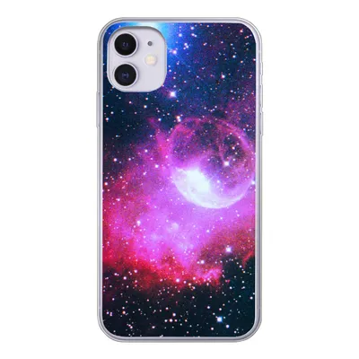 Produktbild von MuchoWow® Handyhülle Schutzhülle Hülle für iPhone 11 Universum - Planeten - Rosa - Jungen - Mädchen - Kinder Silikon Softcase Handy Hülle - Handytasche