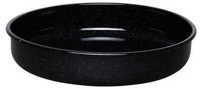 Runde Bratpfanne 30 cm, Emaille, 3,5 L, hitzebeständig bis 450 °C