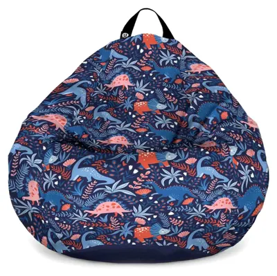 Produktbild von Updeco Sitzsack-Sessel Birne L, Kinder (Nachtsaurier)