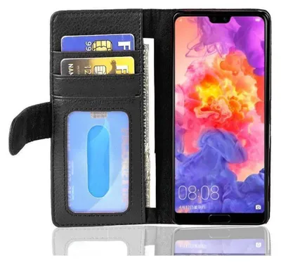 Zdjęcie produktu dla Cadorabo DE-116768, Huawei, Huawei P20, Czarny
