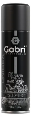 Produktbild von Gabri Professional - Pro Temporary Hair Colour Spray Silver 150ml
