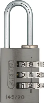Produktbild von ABUS Zahlenschloss 145/20 in titanium