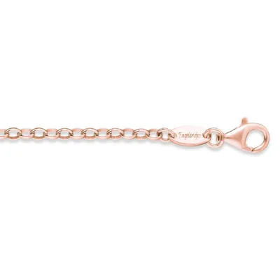 Produktbild von Engelsrufer ERN-50-AR Ankerkette Oval Rosé Plated 50 cm