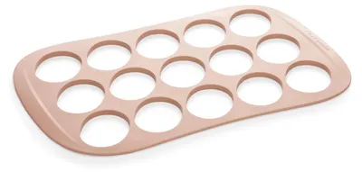 Produktbild von Backform Silikonform Kuchenform - 36,9 x 21,6 cm - Beige - Hitzebeständig bis 230 °C - Für Kekse und Gebäck