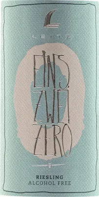 Produktbild von Leitz EINS-ZWEI-ZERO Riesling Alkoholfreier Wein Rheingau | Deutschland | 0,75 l