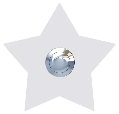 Produktbild von Türklingel Stern in Weiß
