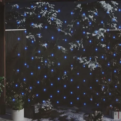 Produktbild von The Living Store LED-Lichternetz Blau 3x3 m 306 LEDs Indoor Outdoor
