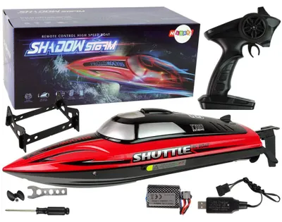 Zdjęcie produktu dla Motorówka R/C 2,4G Czerwona 20-25 Km/H