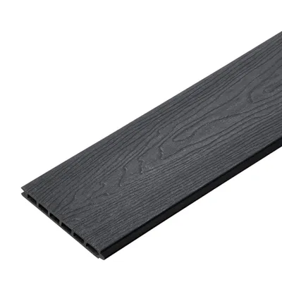 Obrázek produktu pro Terasová prkna WPC PREMIUM 3D z kompozitního materiálu | ANTRACIT | Vzorek dřeva | LIDERWOOD