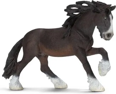 Obrázek produktu pro Schleich 13734 Farm World Shire Horse Stallion ručně malovaný do detailu