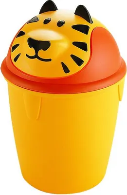 Zdjęcie produktu dla Curver kosz na śmieci "tygrysek" 12l /żółty