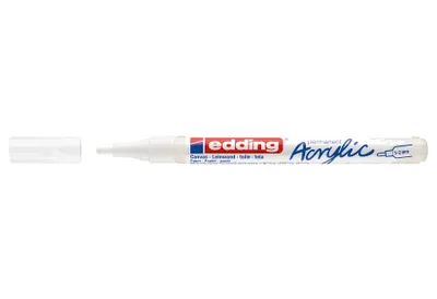 Obrázek produktu pro Edding 5300 acrylic marker fine, Bílá, Bílá, Pokuta, 1 mm, 2 mm, Inkoust na vodní bázi
