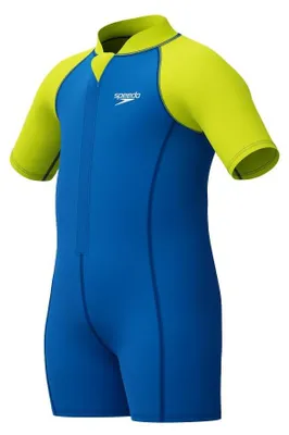Image de SPEEDO 00330215494, combinaison néoprène pour enfant, bleu et vert, taille 4 ans
