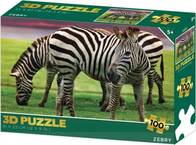 Obrázok produktu pre 3D puzzle - Zebry