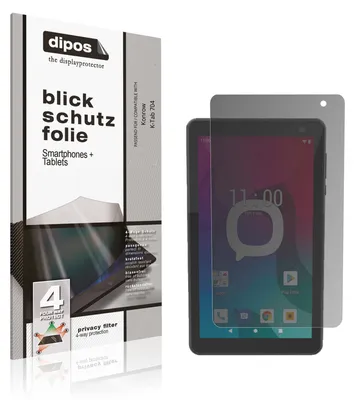 Produktbild von Blickschutzfolie für Konrow K-Tab 704 matt Schutzfolie Folie Display Schutz dipos
