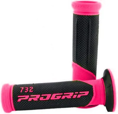 Obrázek produktu pro PROGRIP 732 Rukojeti řídítek 7/8 palce uzavřené, růžové/černé