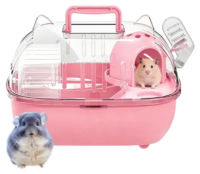 Image de Cage de transport pour hamsters et petits animaux de compagnie