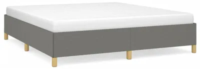 Obrázek produktu pro vidaXL Rám postele bez matrace tmavě šedý 180x200 cm látka