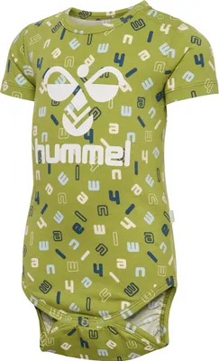 Produktbild von hummel hmlGLADLY kurzarm Baby-Body 6156 - green olive 92