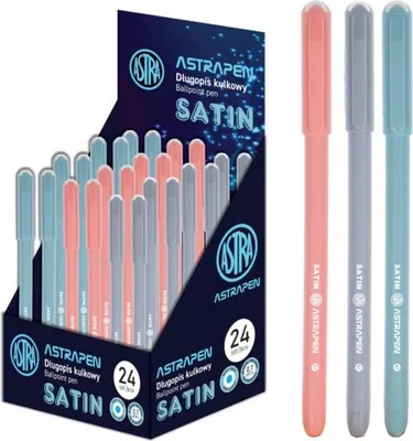 Image de Stylo à bille 0,7mm AstraPEN Satin, bleu, support, 201022035