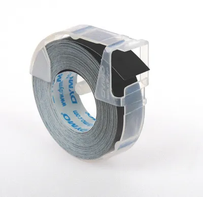 Produktbild von DYMO Prägeband 9mm x 3m glänzend schwarz