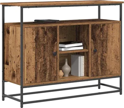Immagine prodotto di vidaXL Credenza in legno recuperato 100 x 35 x 80 cm materiale a base di legno