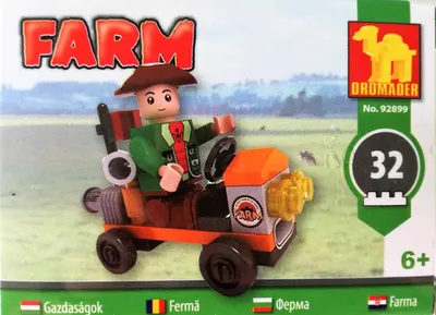 Produktbild von Dromader Farmer 8997 Konstruktionsbausteine 32 Teile